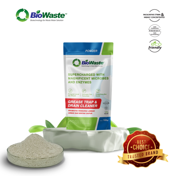 Artboard 3 BioWaste Grease Trap & Drain Cleaner 100 gram