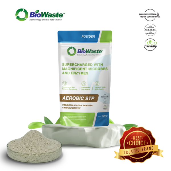 Artboard 3 Biowaste Bakteri Aerobic STP Pengurai Limbah Domestik Aerobik 100gram